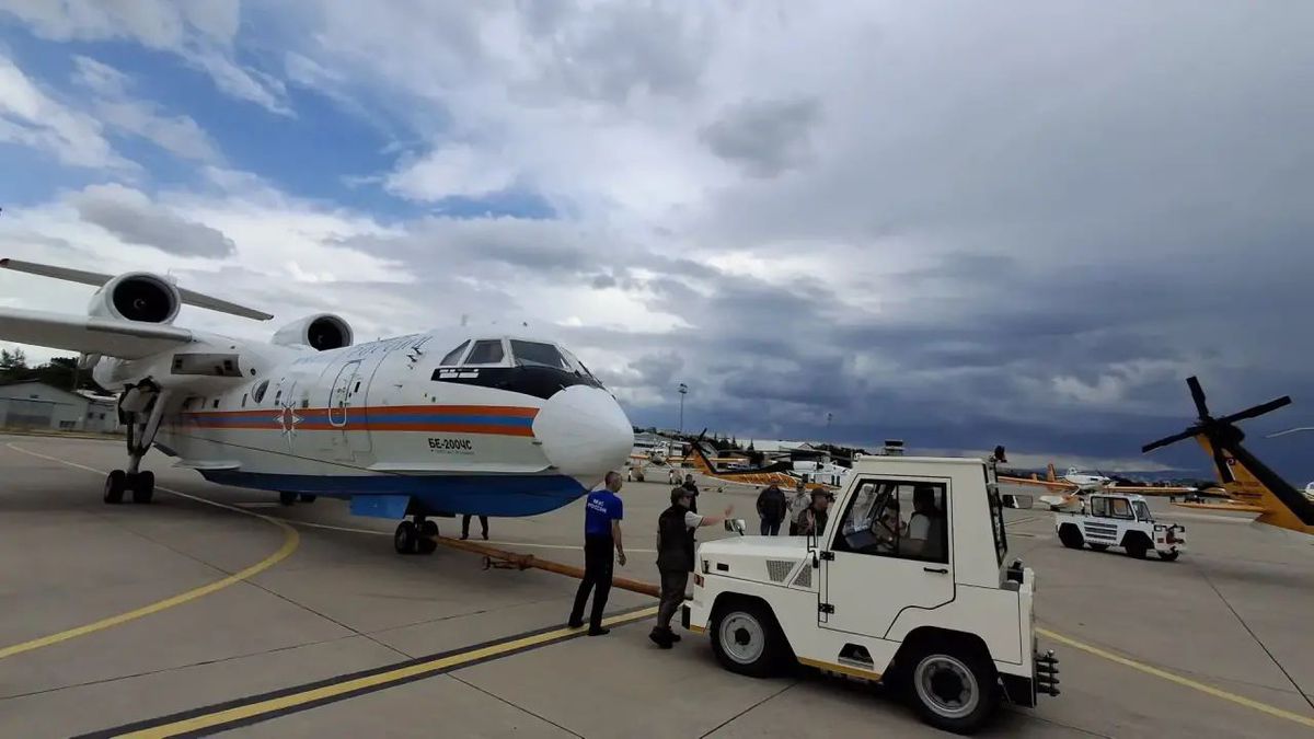 Rus Be-200ÇS Uçakları Türkiye'deki Yangın Görevini Tamamladı