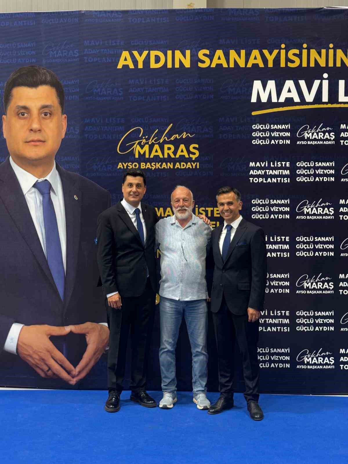 AYSO seçimlerinde Mavi Liste'ye Söke'den Yüksel Kavas desteği