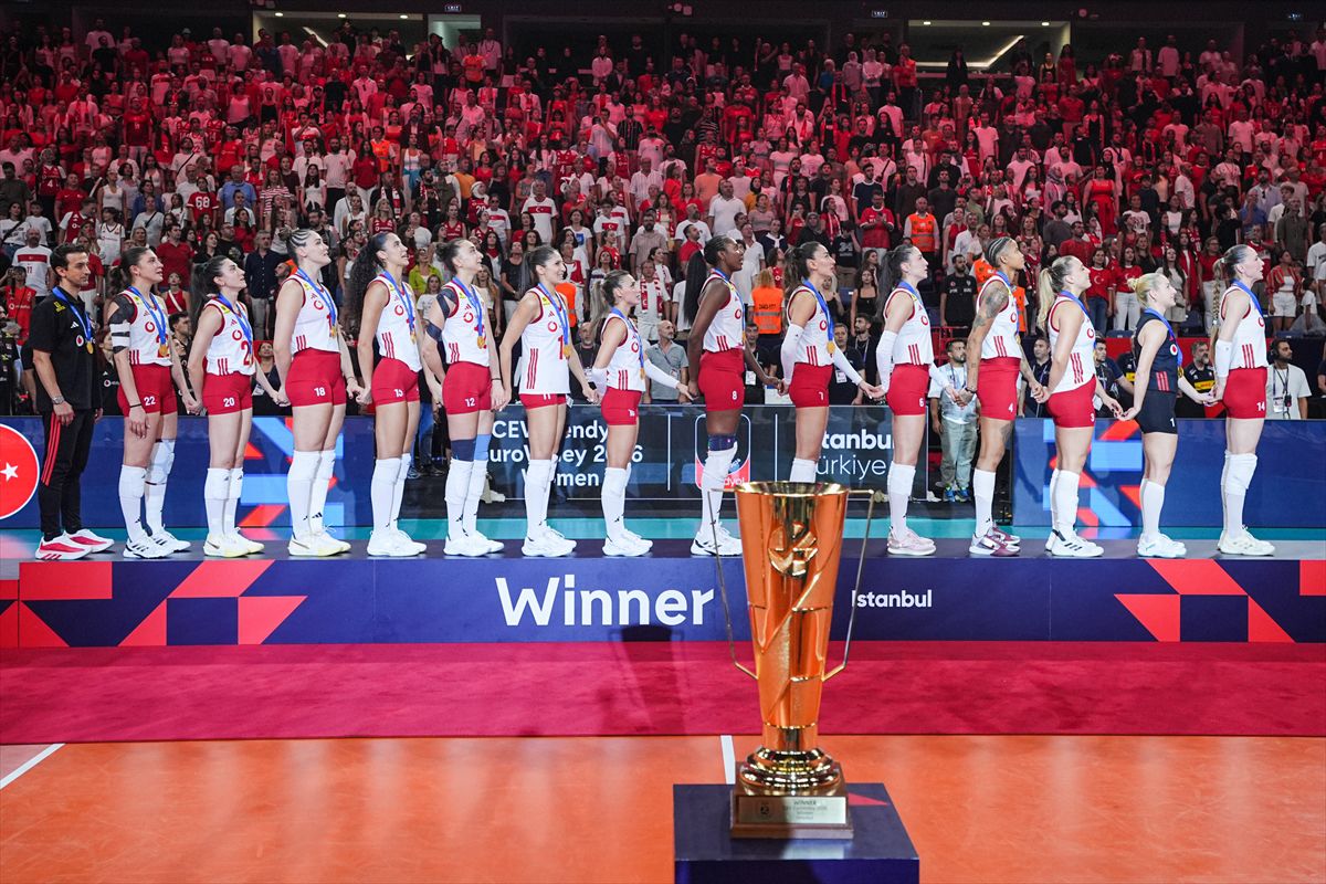 Milli Kadın Voleybol Takımı Avrupa Şampiyonu
