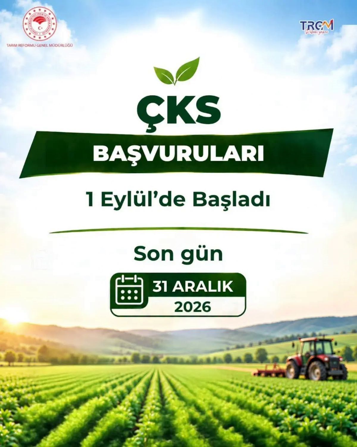 2027 ÇKS Başvuruları Başladı: Son Tarih 31 Aralık 2026