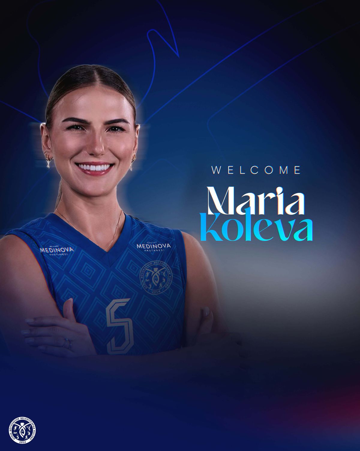 Aydın Büyükşehir Belediyespor, Bulgar smaçör Maria Koleva'yı kadrosuna kattı