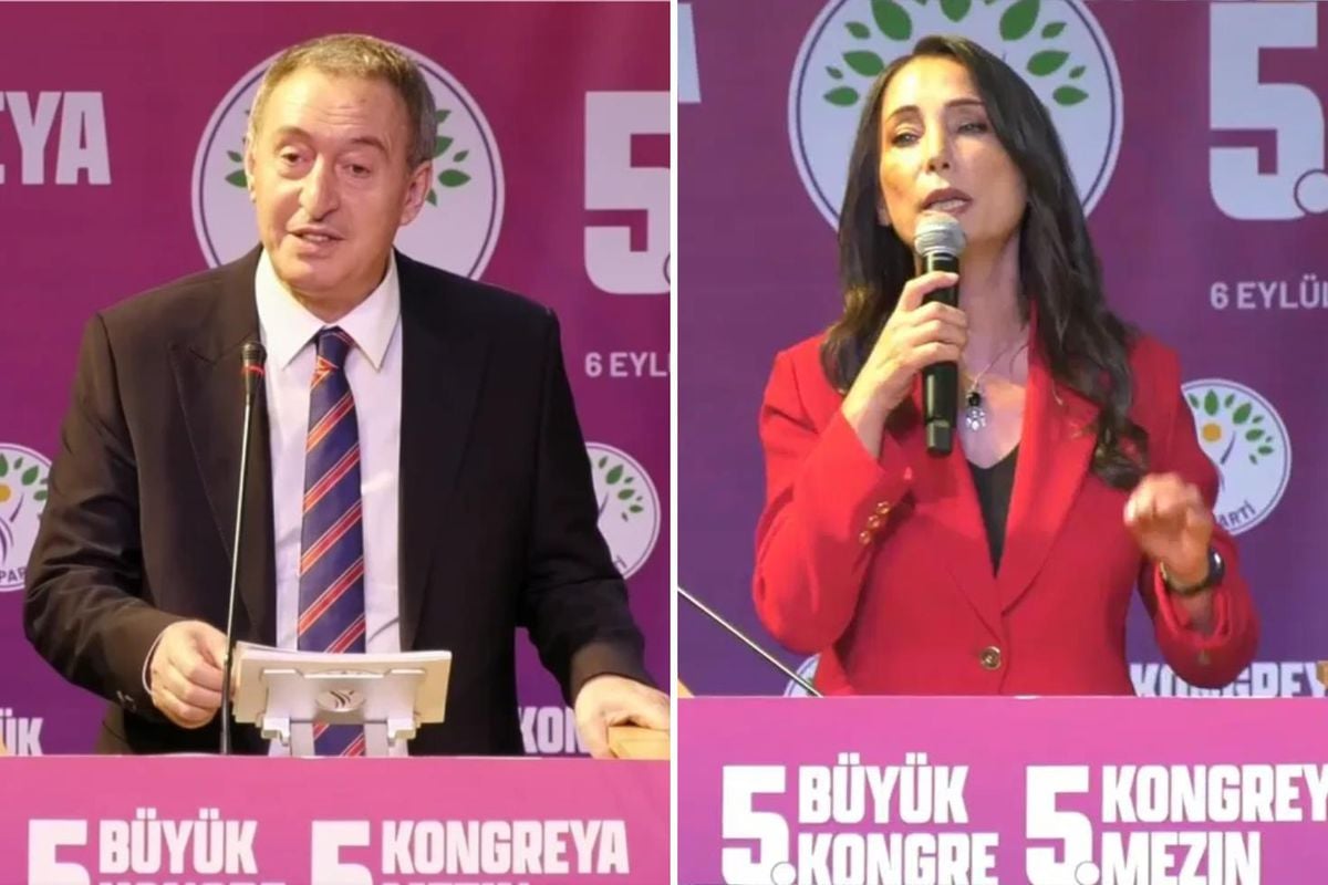 DEM Parti'de Tuncer Bakırhan ve Tülay Hatimoğulları yeniden Eş Genel Başkan seçildi