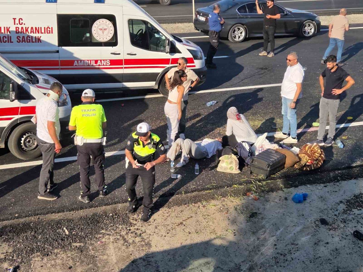 Elmadağ'da zincirleme kaza: 1 ölü, 7 yaralı