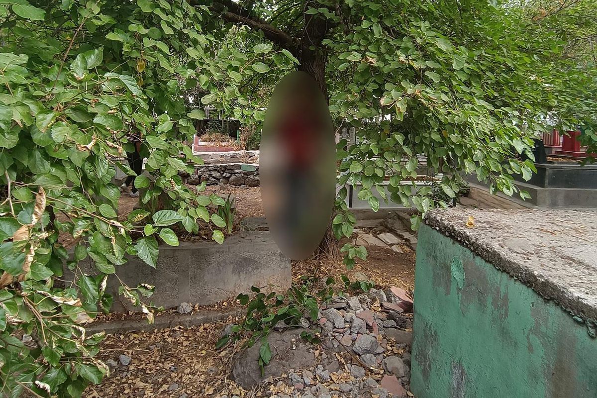 Diyarbakır'da bir kişi, mezarlıkta ağaca asılı halde ölü bulundu