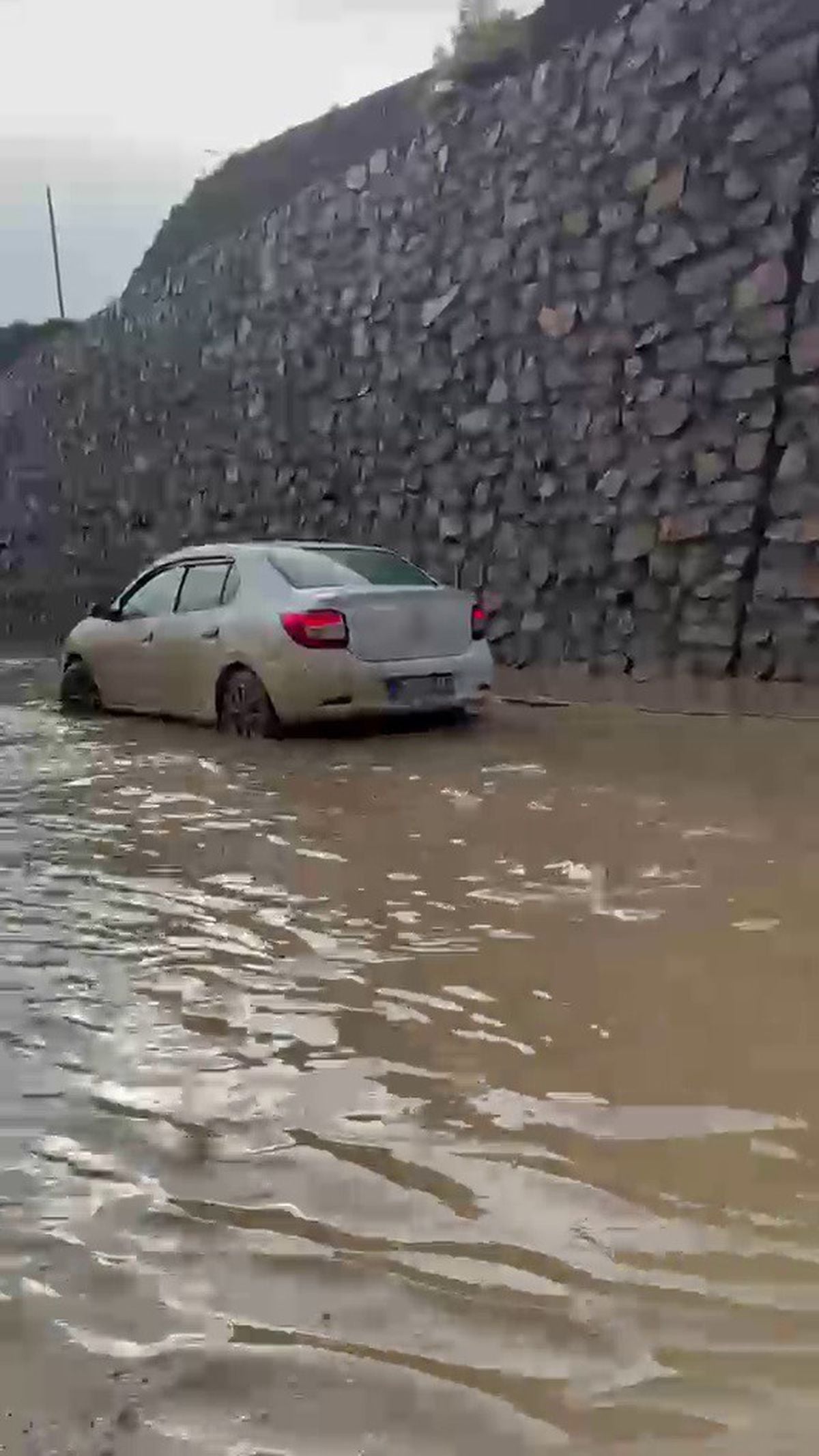 Erzurum-Artvin yolunda sel felaketi