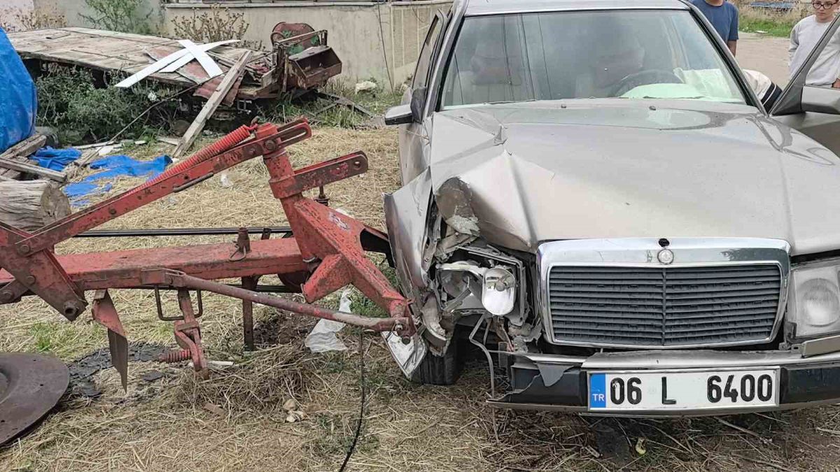 Erzurum'da Trafik Kazası: 1 Yaralı