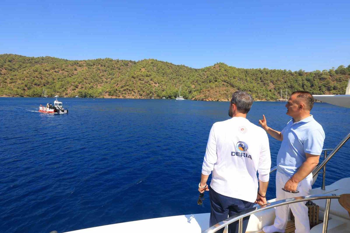Fethiye Körfezi'nde Dev Dip Çamuru Temizliği Başlıyor