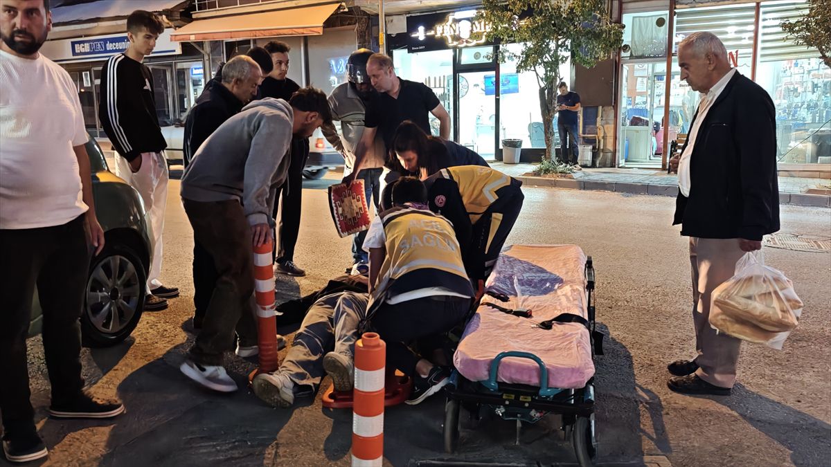 Gerede'de Motosiklet-Otomobil Çarpıştı: 1 Yaralı