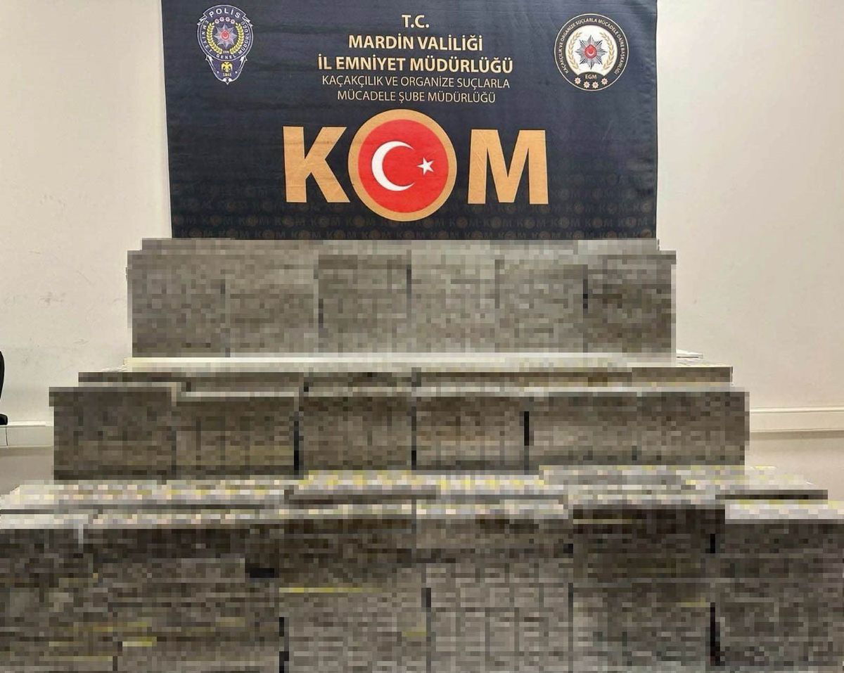 Mardin'de Kaçak Sigara Operasyonu: 7 Bin 500 Paket Ele Geçirildi
