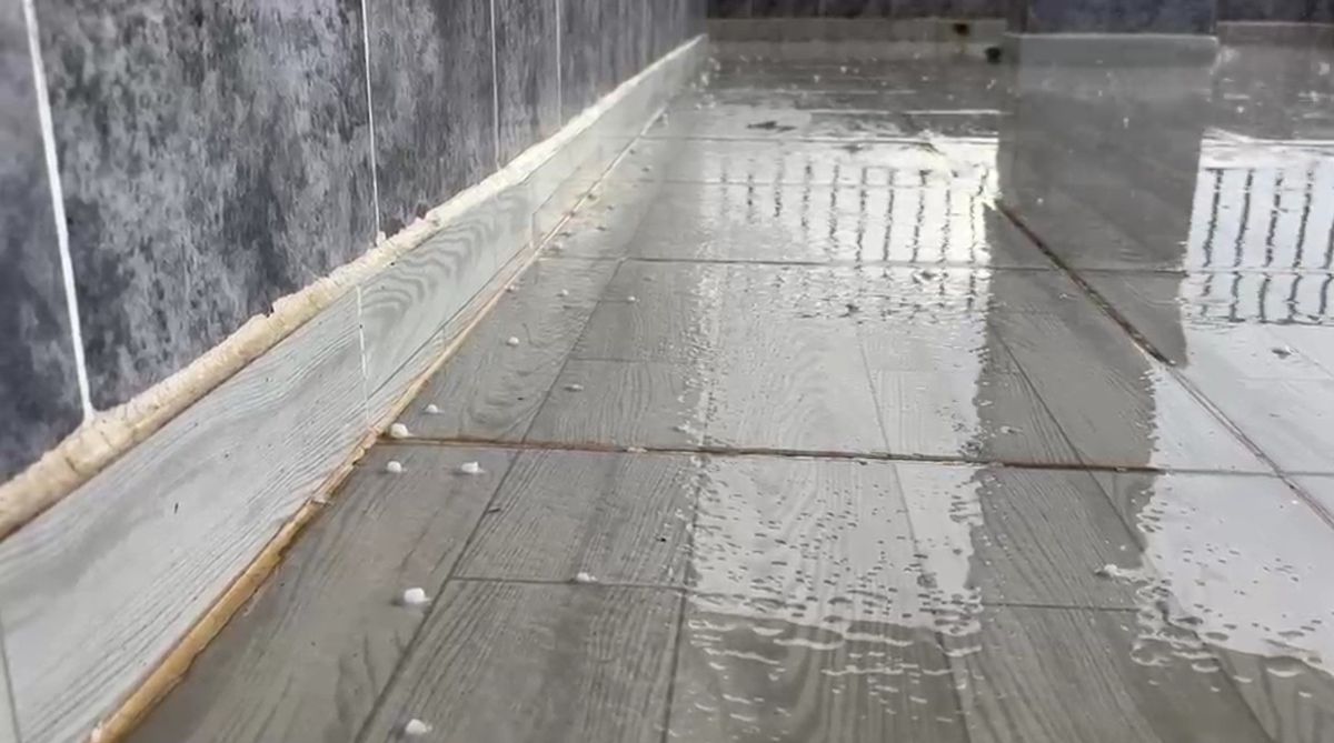 Şanlıurfa'da Dolu ve Yağmur Etkili Oldu