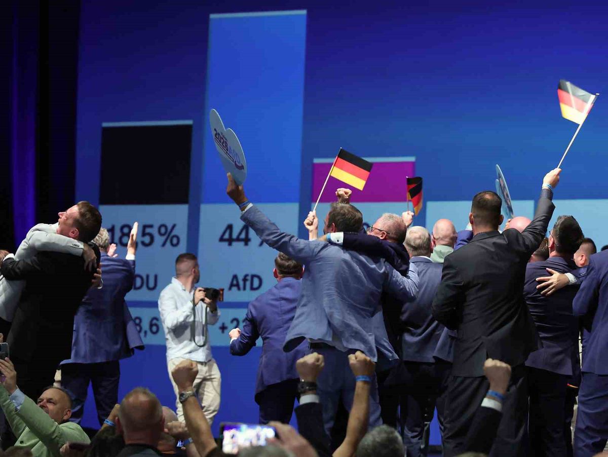AfD, Saksonya-Anhalt'ta Birinci Çıktı
