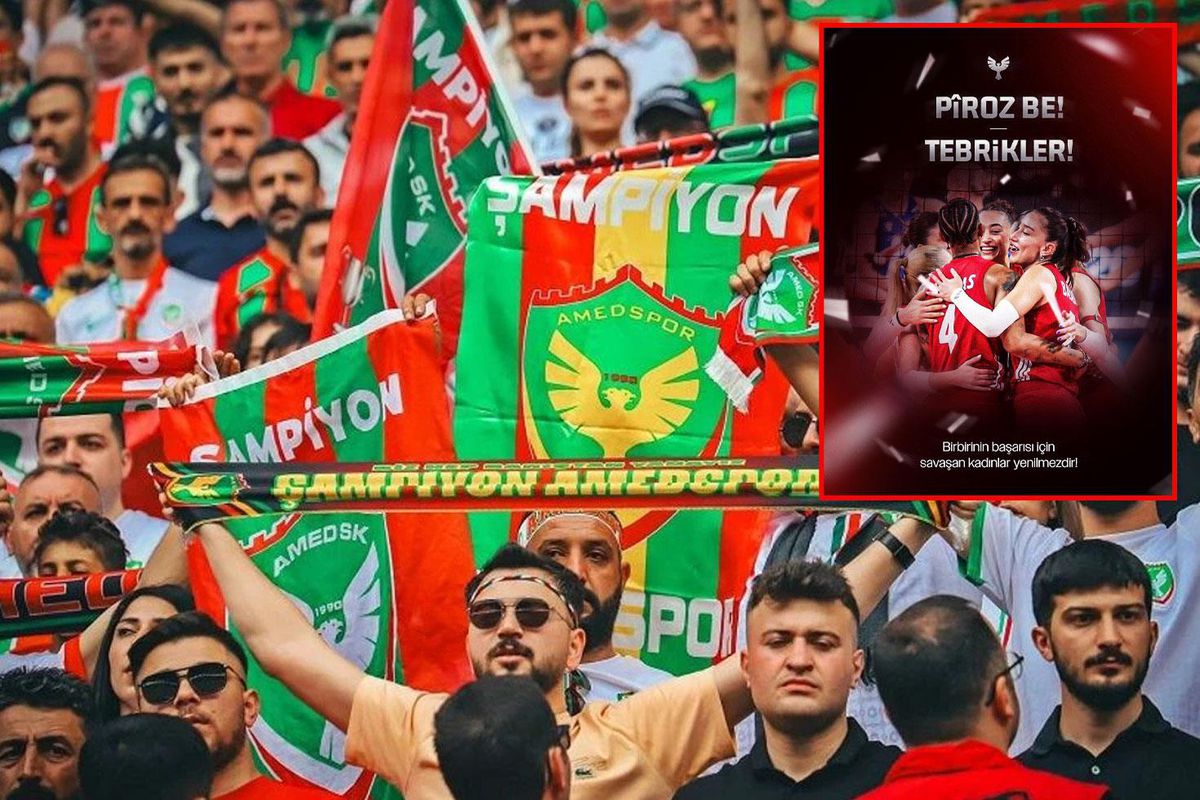 Amedspor'dan Filenin Sultanları'na Kürtçe ve Türkçe tebrik