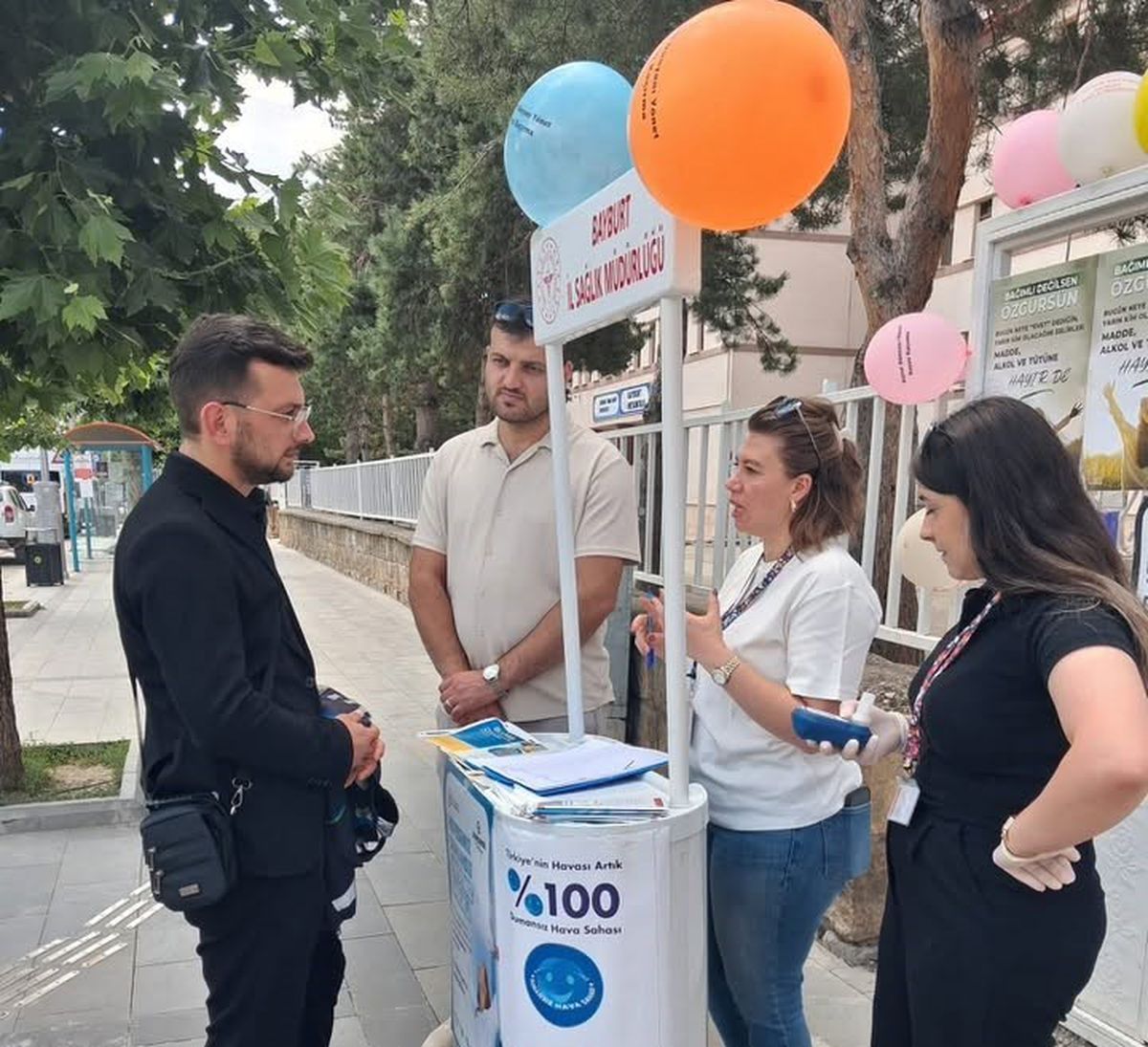 Bayburt’ta Halk Sağlığı Haftası: Bağımlılıkla Mücadele Bilgilendirmesi
