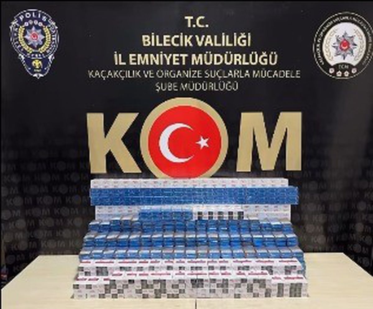 Bilecik’te tırda 1210 paket kaçak sigara ele geçirildi