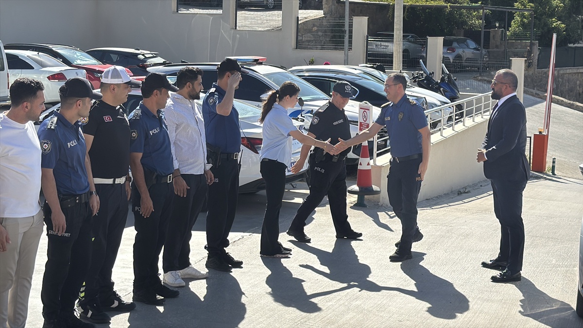 Bodrum Emniyet Müdürlüğünde devir teslim töreni dü...