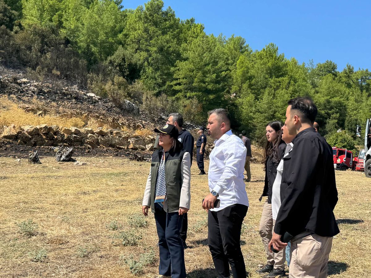 Burdur'da orman yangını