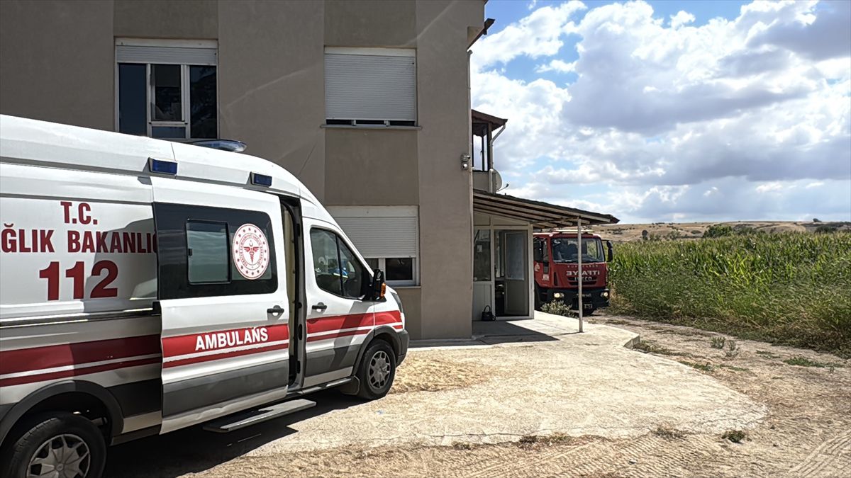 Edirne’de tüpün parlaması sonucu 1 kişi yaralandı
