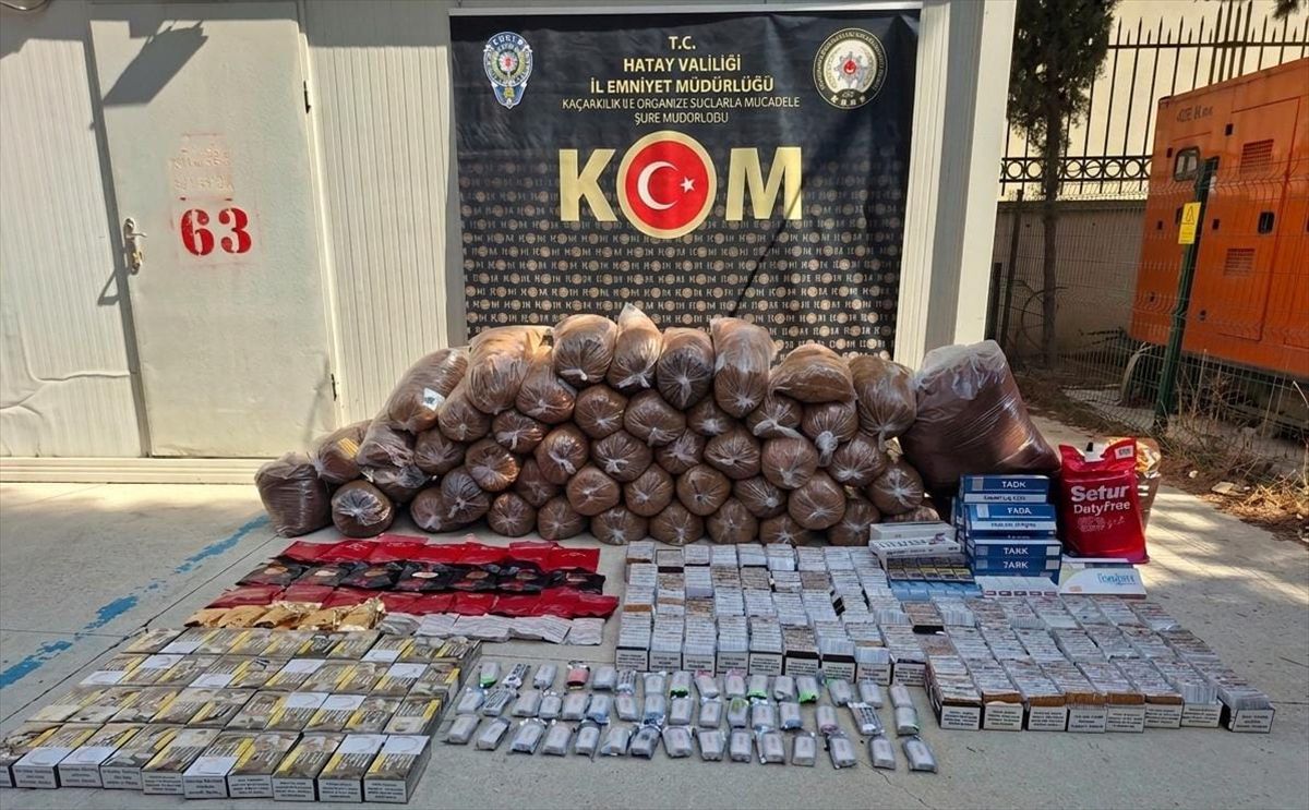 Hatay'da kaçakçılık operasyonlarında 7 şüpheli gözaltına alındı