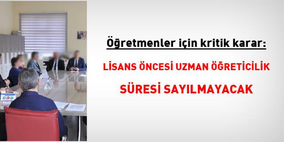 KDK Öğretmenlik Hizmet Süresi Kararını Açıkladı