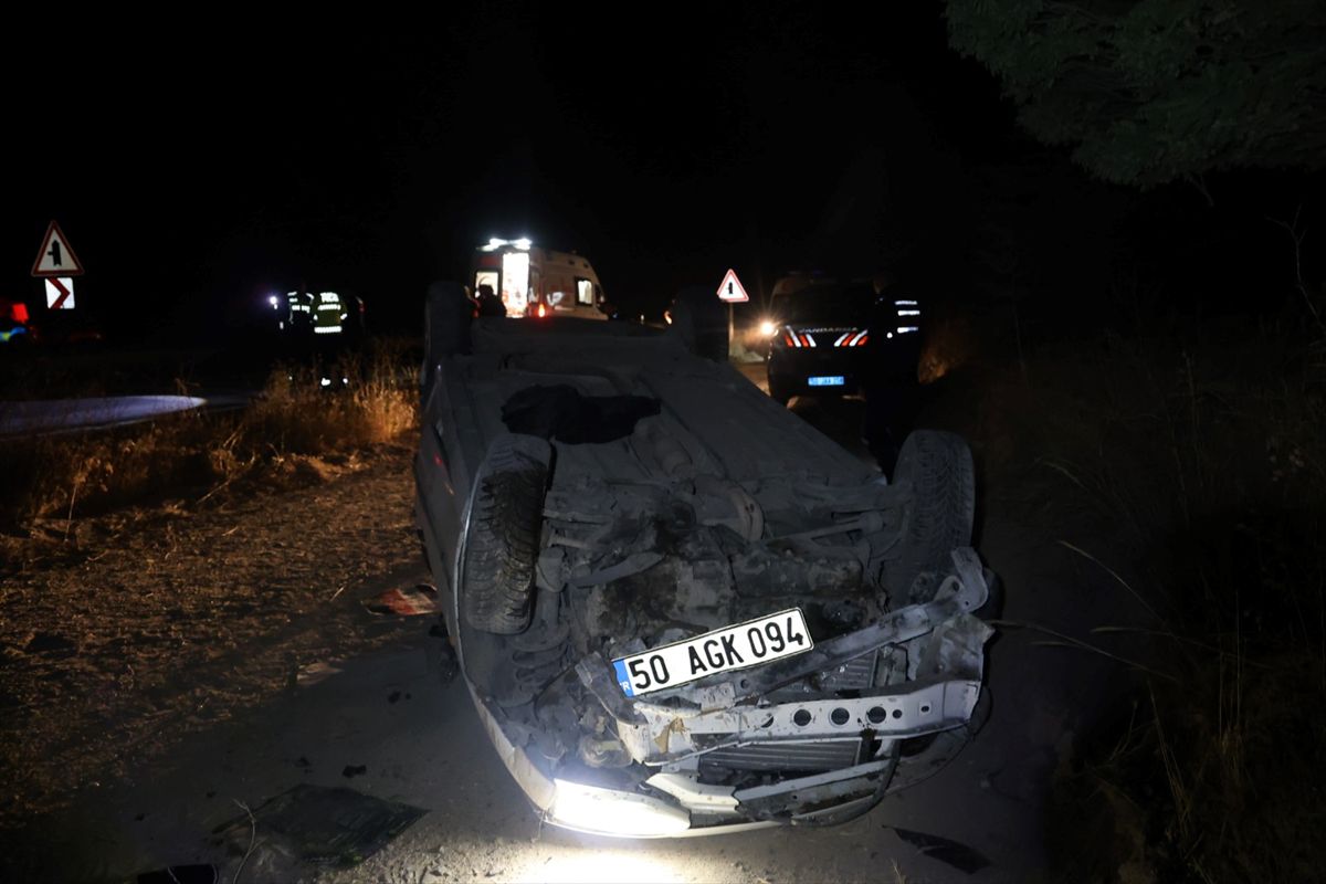 Nevşehir'de Otomobil Devrildi: 5 Yaralı