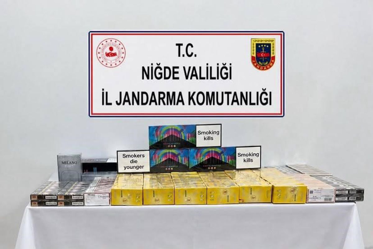 Niğde’de kaçak sigara operasyonu: 300 paket ele geçirildi
