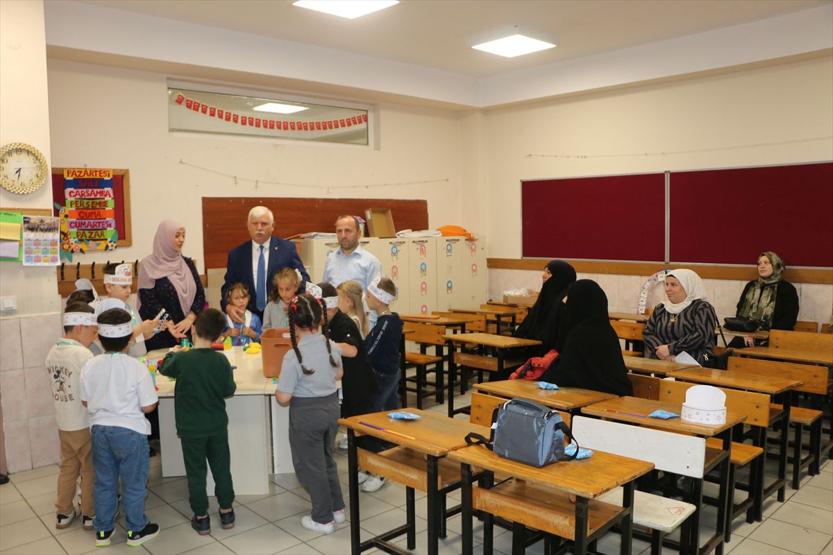 Trabzon Of'ta minikler okula uyum programıyla başladı