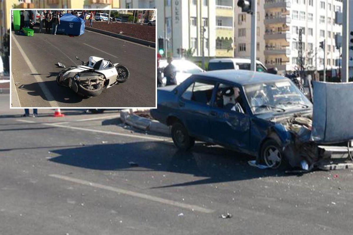 Kilis'te motosiklet ile otomobil çarpıştı: 1 ölü