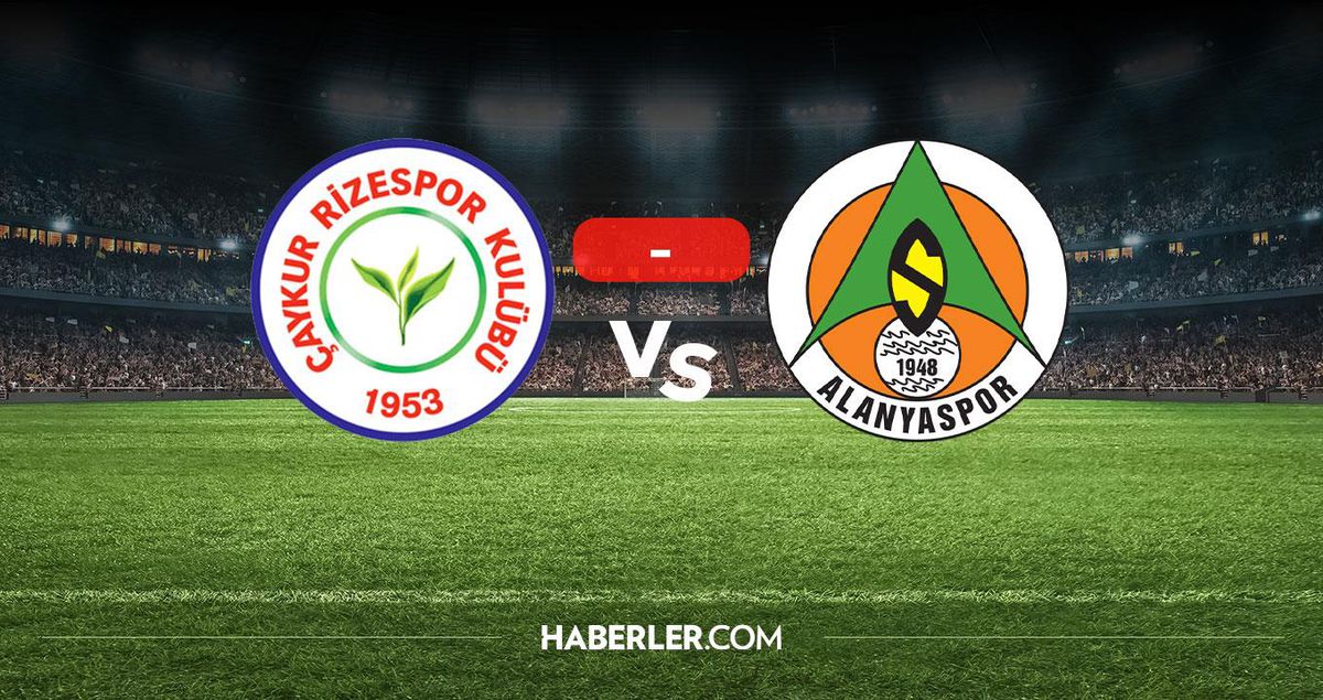 Rizespor Alanyaspor maçı kaç kaç? MAÇ SONUCU! Rizespor Alanyaspor golleri kim attı, canlı maç anlatımı!