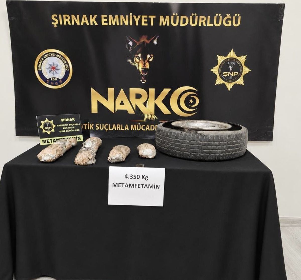 Cizre'de Stepne İçinde Metamfetamin Operasyonu