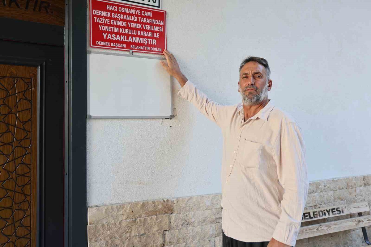 Elazığ'da taziye yemekleri yasaklandı