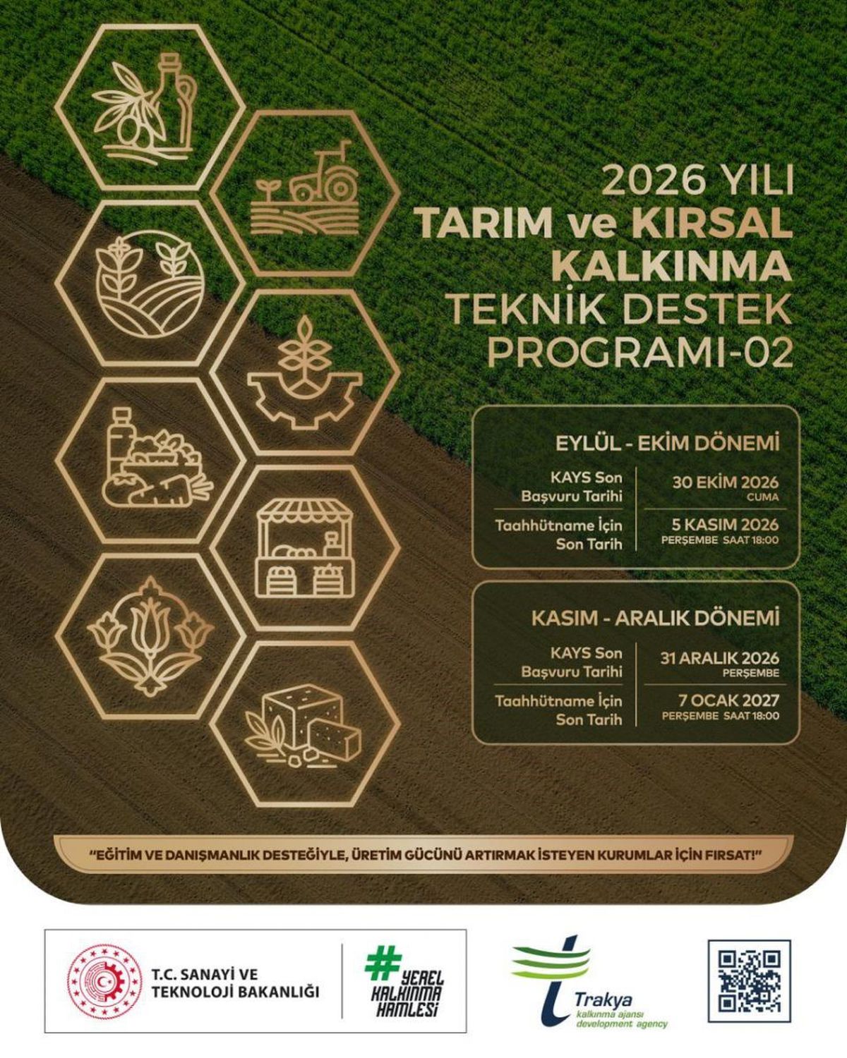 Trakya’da kırsal kalkınmaya 4 milyon TL’lik destek