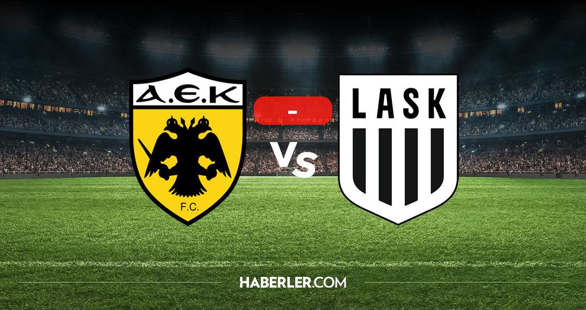 AEK LASK Linz maçı kaç kaç? MAÇ SONUCU! AEK LASK Linz golleri kim attı, canlı maç anlatımı!