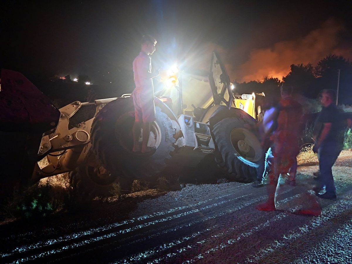 Antalya Serik'te orman yangını: Evler ve seralar yandı