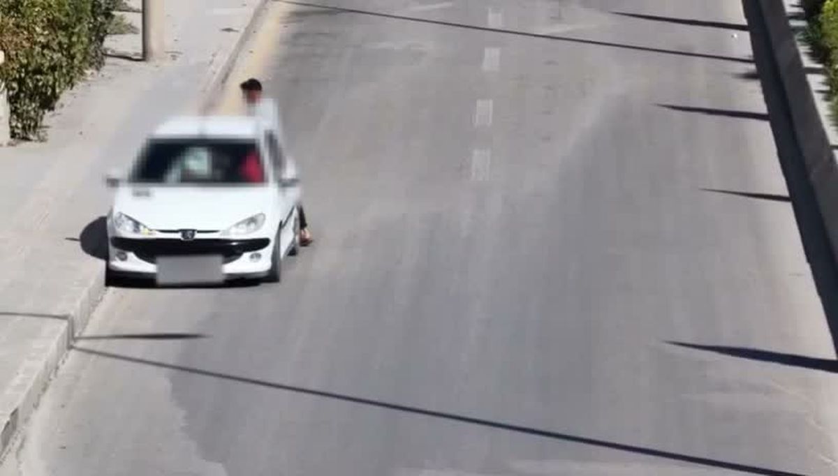 Drone destekli trafik denetimi sırasında sürücü ve yolcu yer değiştirdi