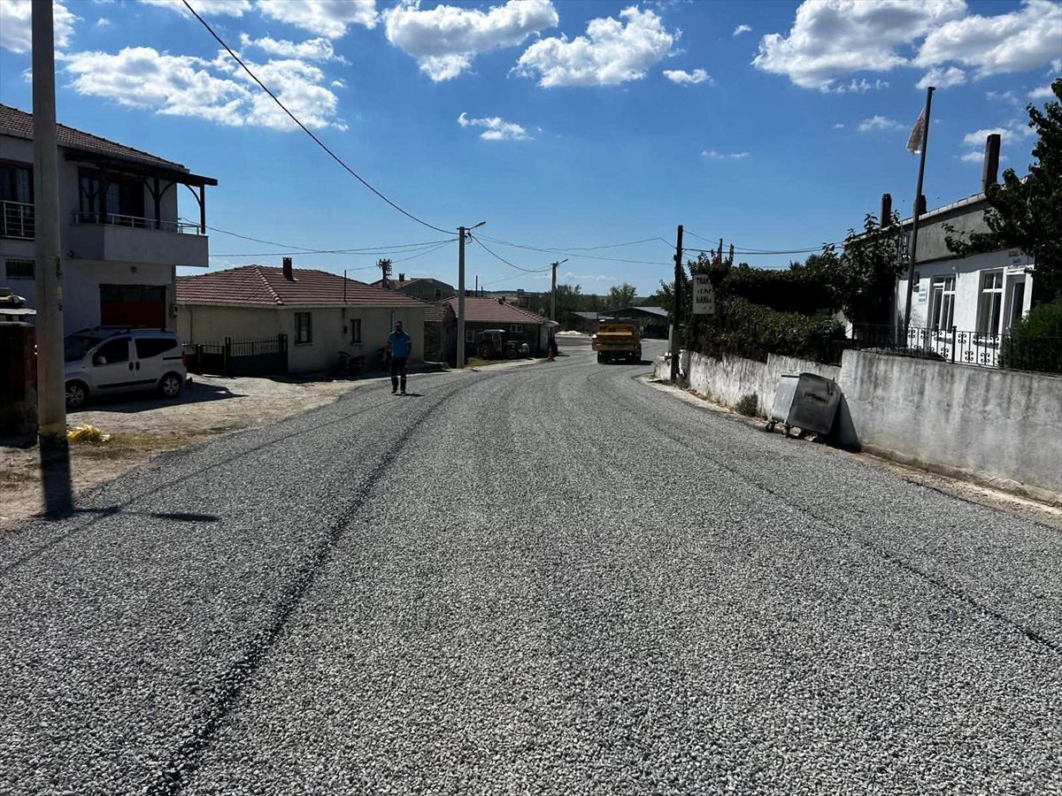 Enez’in Kocaali köyünde 1,5 kilometrelik yol çalışması tamamlandı