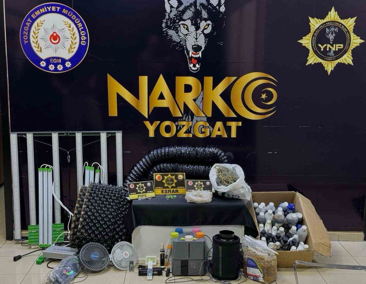 Evinde uyuşturucu düzeneği ele geçirildi