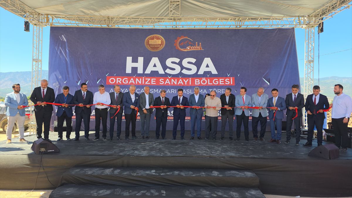 Hassa OSB'nin altyapı çalışmalarına başlandı