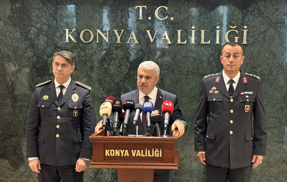 Konya'da 'Genişletilmiş Asayiş ve Güvenlik Toplantısı' yapıldı