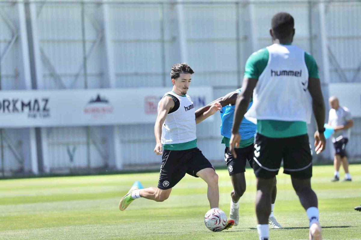Konyaspor, Trabzonspor maçı hazırlıklarını sürdürdü