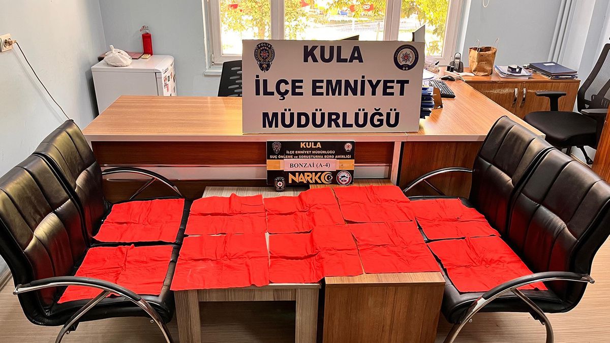 Kula’da zehir tacirlerine darbe: 1 şüpheli tutuklandı