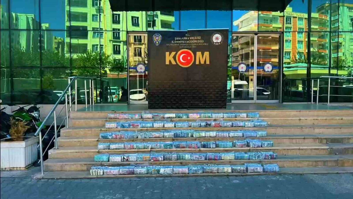 Şanlıurfa’da 4 milyon lira değerinde kaçak tütün ürünü ele geçirildi