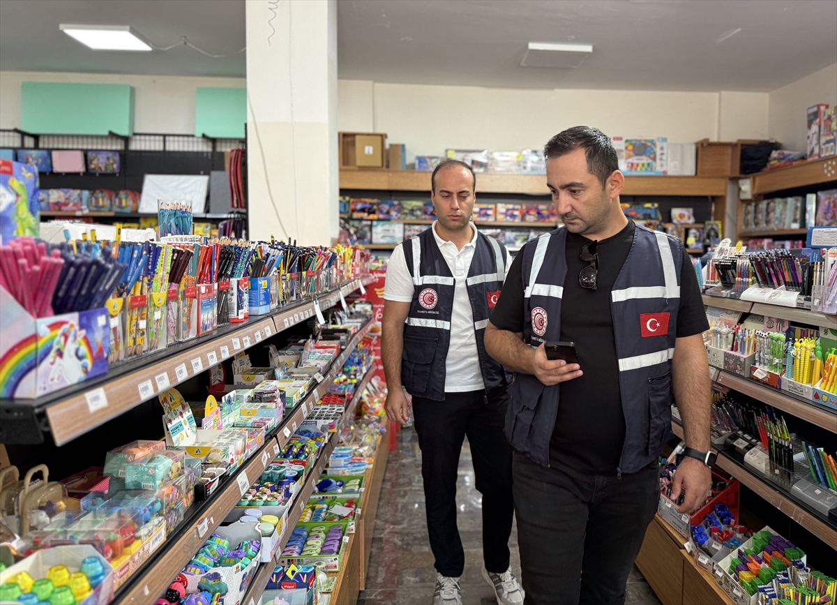 Tekirdağ'da kırtasiyeler denetlendi