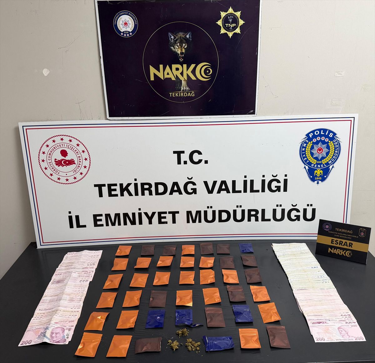 Tekirdağ'da uyuşturucu operasyonlarında 19 şüpheli tutuklandı