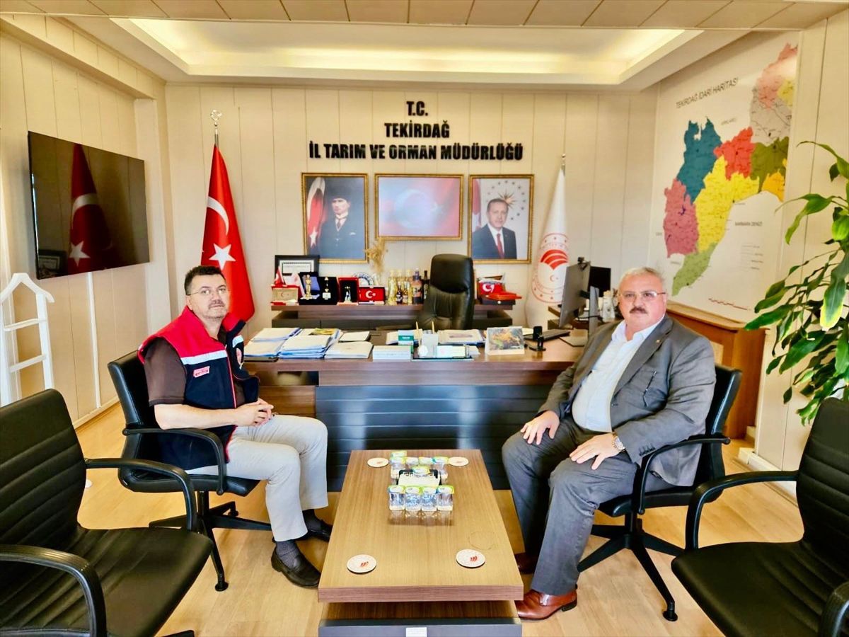 Tekirdağ Tarım ve Orman Müdürü Aksoy'a ziyaret