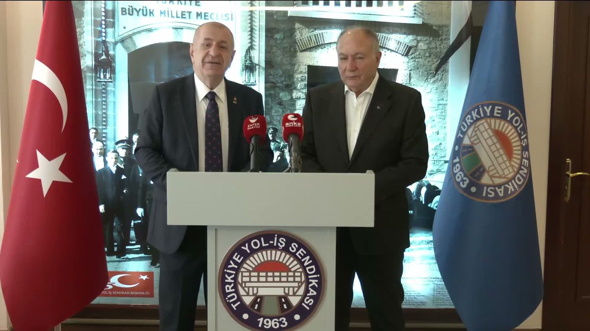Ümit Özdağ, Yol-İş Sendikası'nı ziyaret etti... Özdağ: 'Otoyollar ve köprüler satılarak iktidara fon oluşturulmaya çalışılıyor”