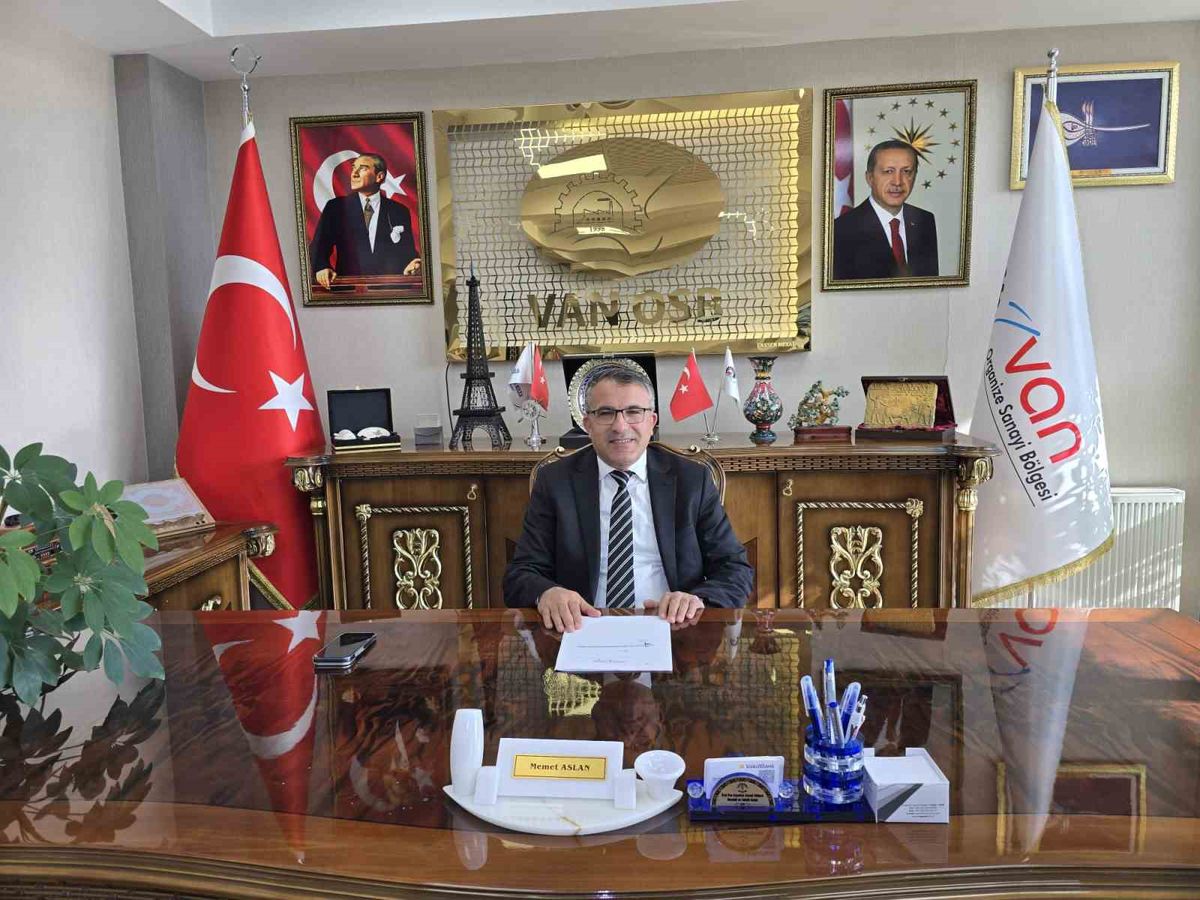 Van OSB Başkanı Memet Aslan: 'Van-Şırnak yolu ve kesintisiz demiryolu kentimiz için zarurettir'