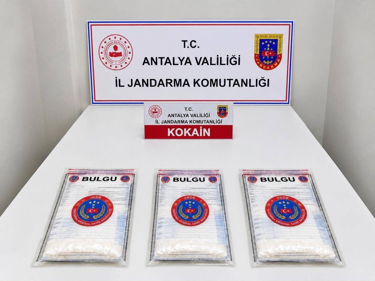 Aksu’da 2 kilo 750 gram kokain ele geçirildi