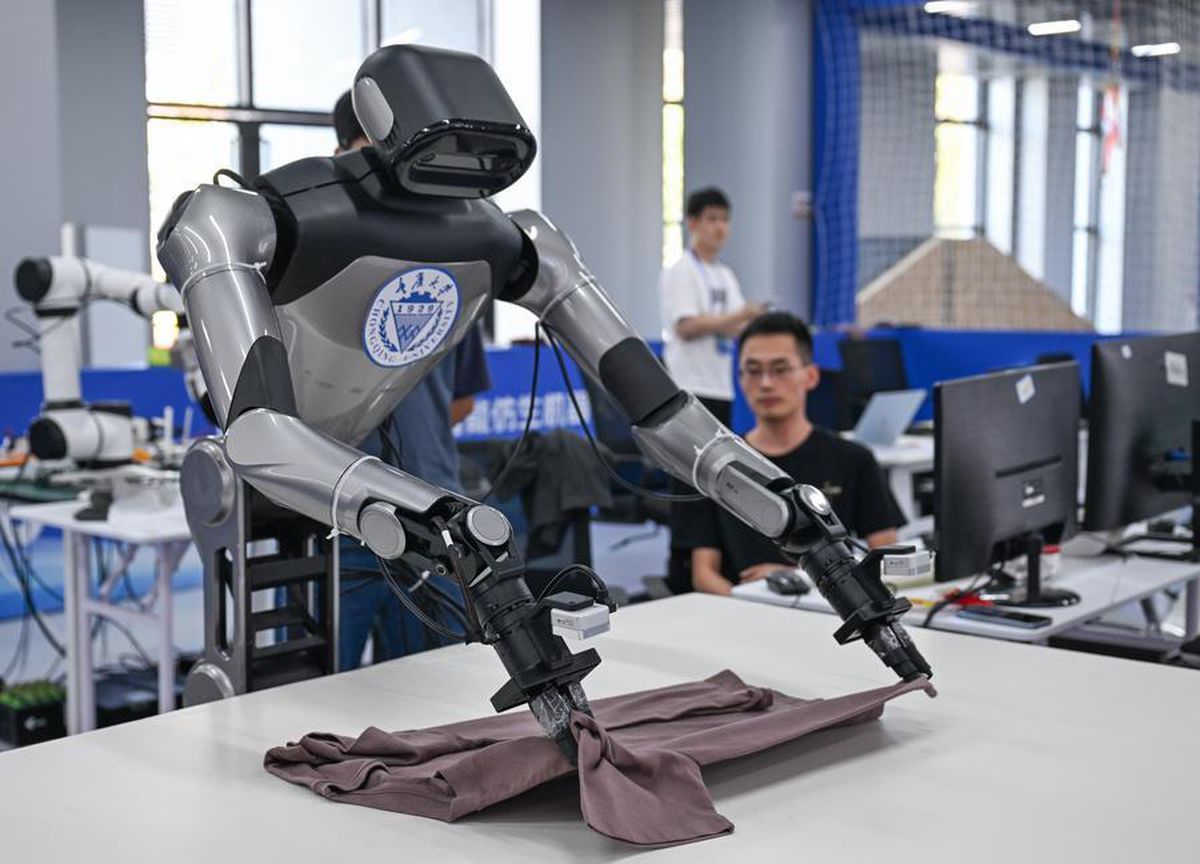 Albüm: Çin'de akıllı robotlar hünerlerini yarıştırdı