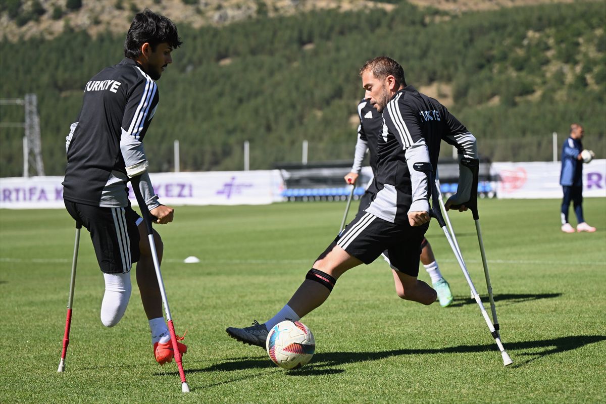 Ampute Futbol Milli Takımı dünya kupası için güç depoluyor