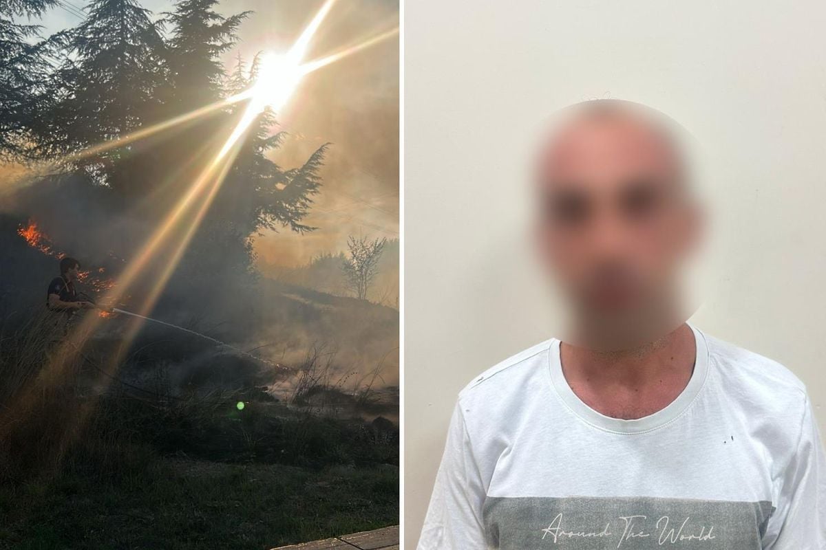 Arnavutköy’de çayırlık alanı yakıp kaçan şahıs kıskıvrak yakalandı